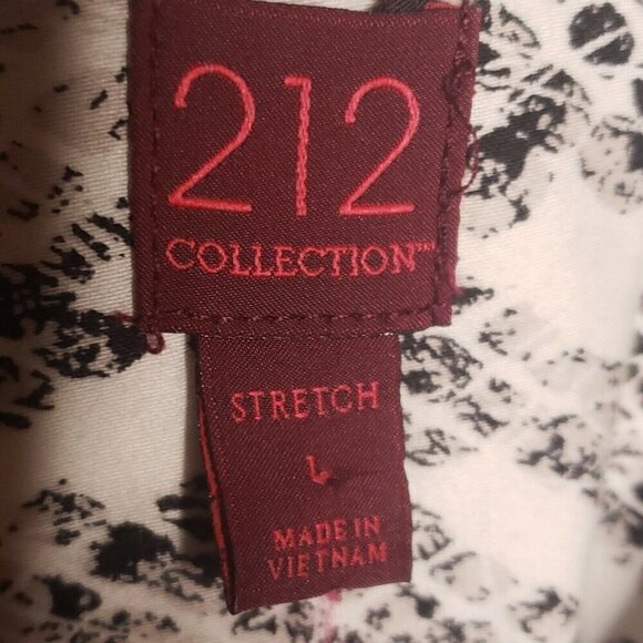 212 Collection Womens Snake Print Button Down Shirt Large - Picture 4 of 6